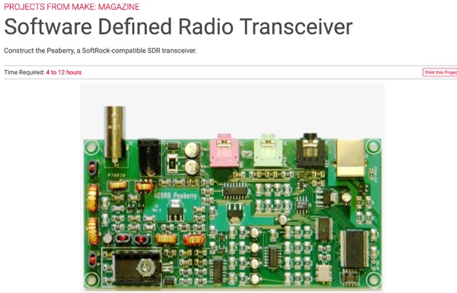 DXZone Peaberry Software Defined Radio Transceiver