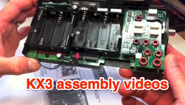 KX3 assembly videos 