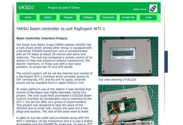 DXZone YAESU beam controller to suit RigExpert WTI-1