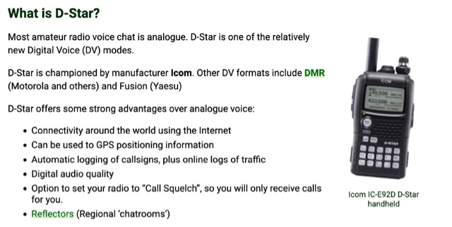 Short introduction to D-STAR