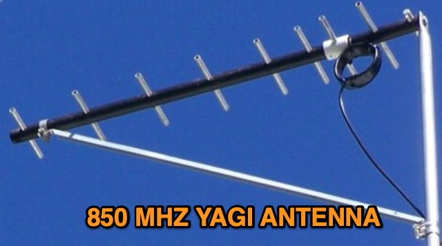 DIY 850 MHz Yagi Antenna