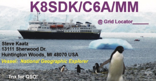 A Maritime Mobile DXpedition in Antarctica
