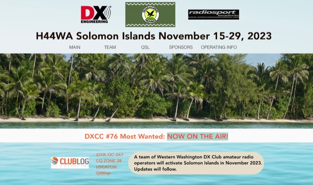 DXZone H44WA Solomon Islands
