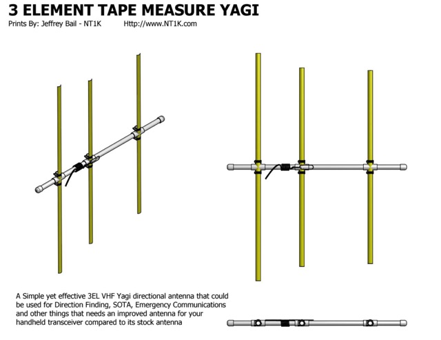 DXZone Durable 2-Meter Yagi Antenna: PVC and Window Line Construction