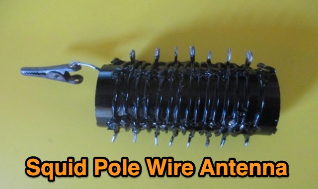 DXZone The Squid Pole Wire Antenna Re-visited