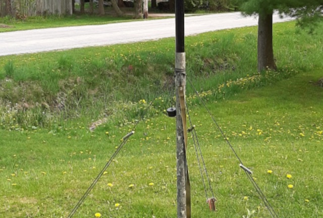 Telescopic Fiberglass Antenna Pole Support Method Picture