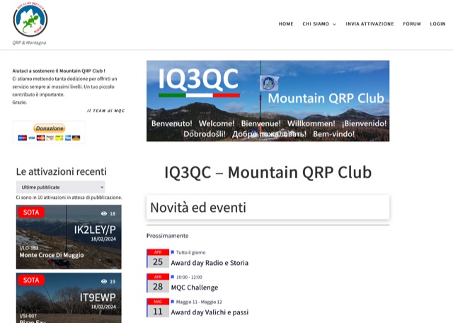 DXZone Mountain QRP Club Italy
