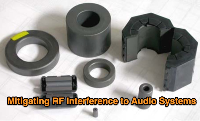 Prevention and Suppression of RF Interference to Audio Systems  Picture