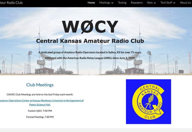 Central Kansas Armature Radio Club Picture