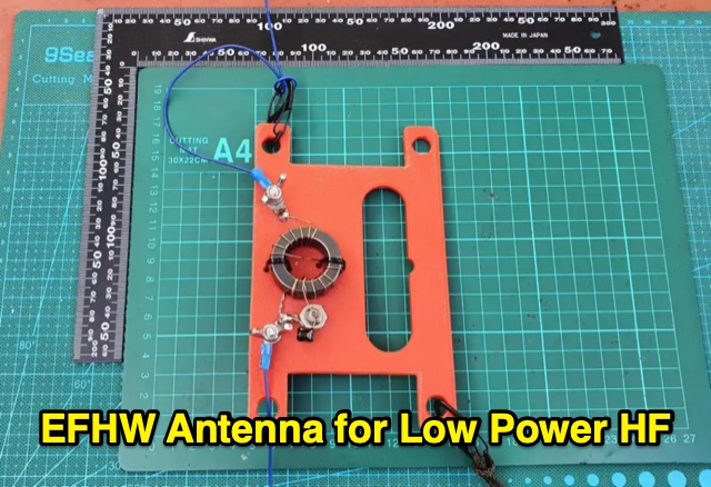 DXZone Homebrew EFHW Antenna for Low Power HF (40/20/15/10m)