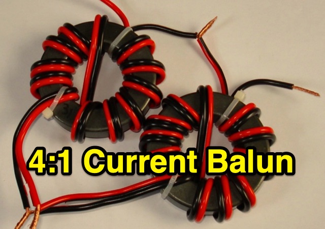 DIY 4:1 Current Balun with FT240-31 Picture