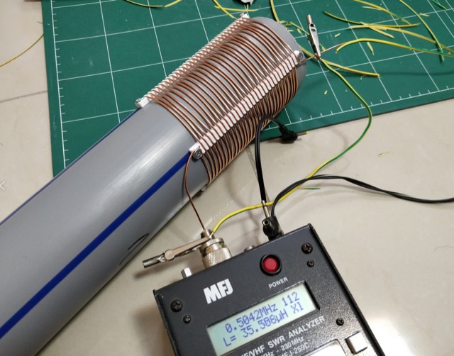 DIY Shortened Vertical Antenna Picture