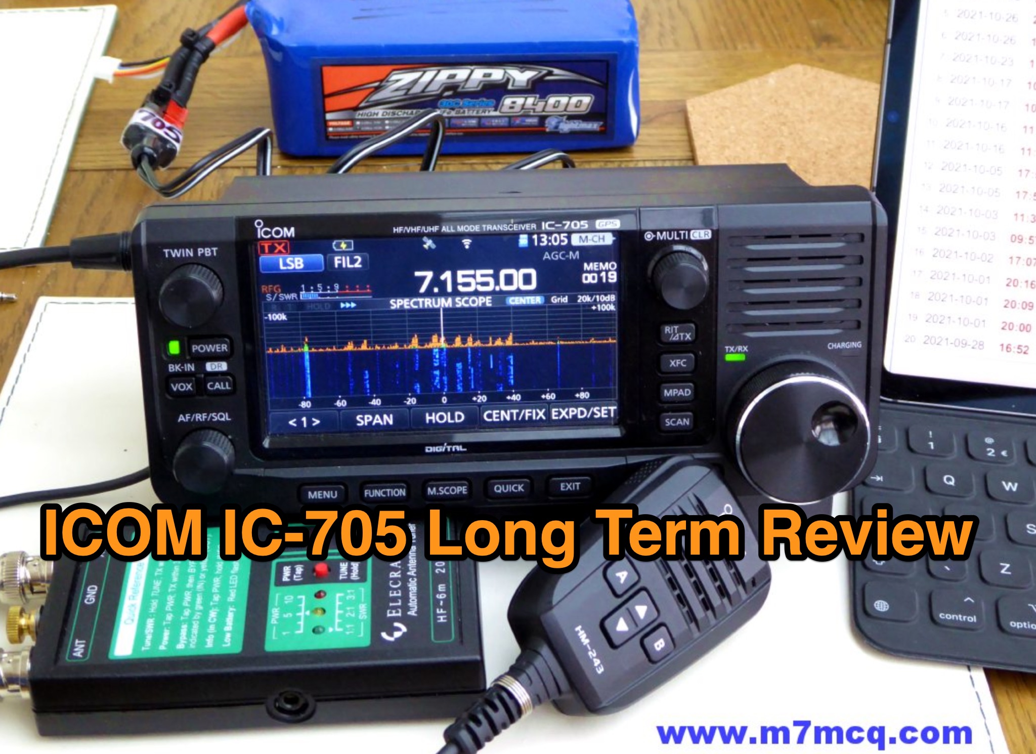 ICOM IC-705 Long Term Review Picture