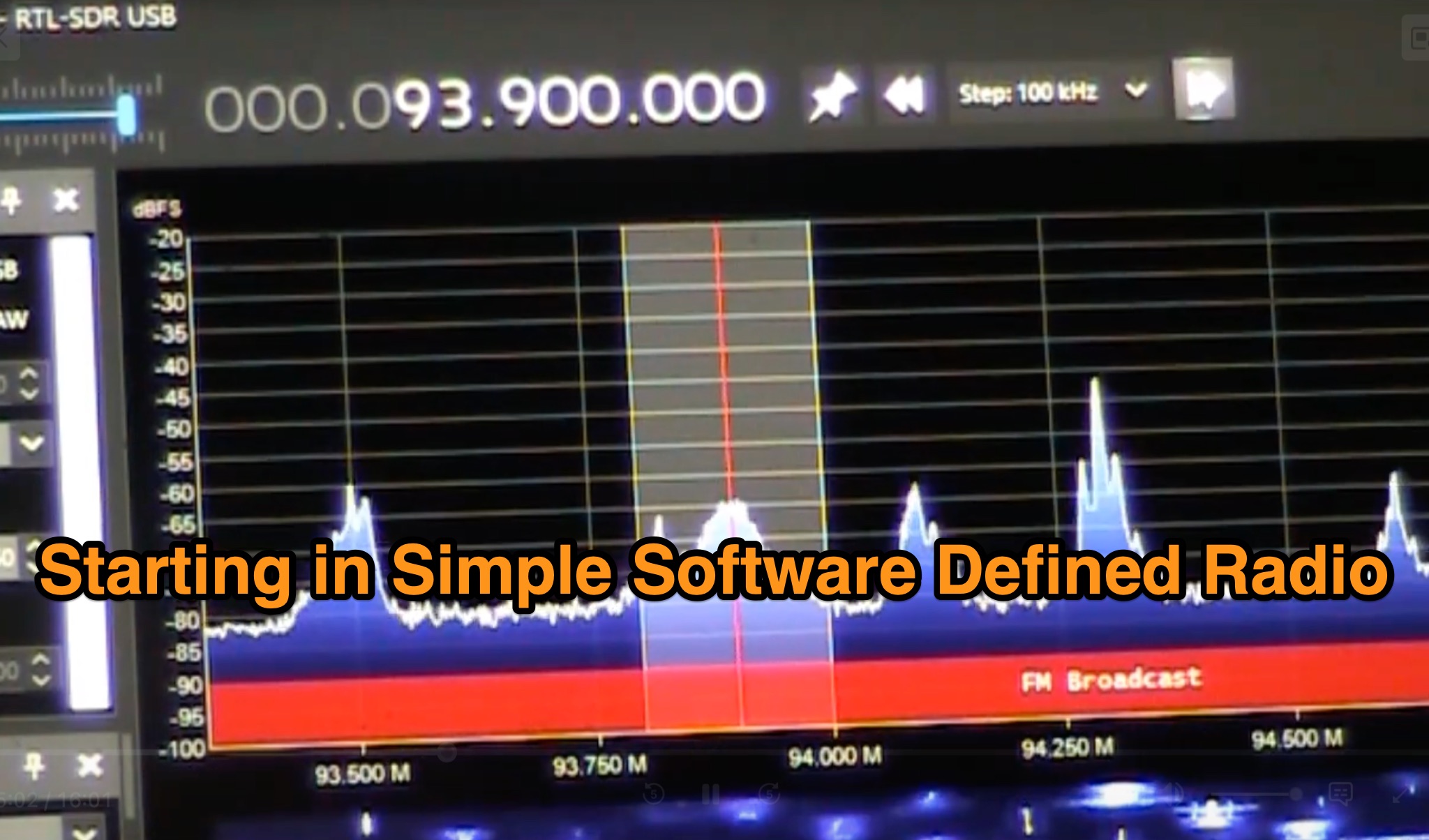 Starting in simple software defined radio Picture