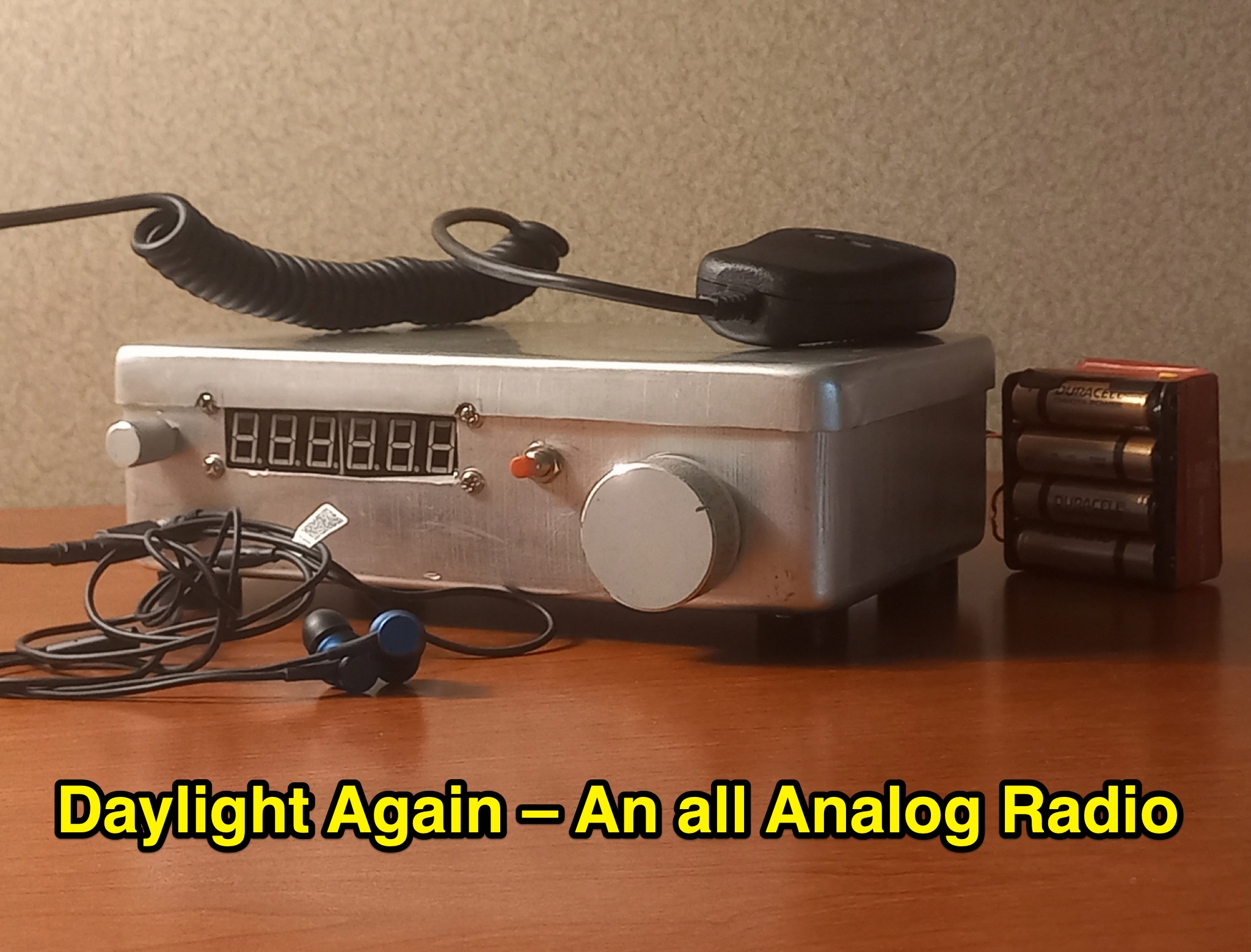 Daylight Radio: An All Analog Radio Design Picture
