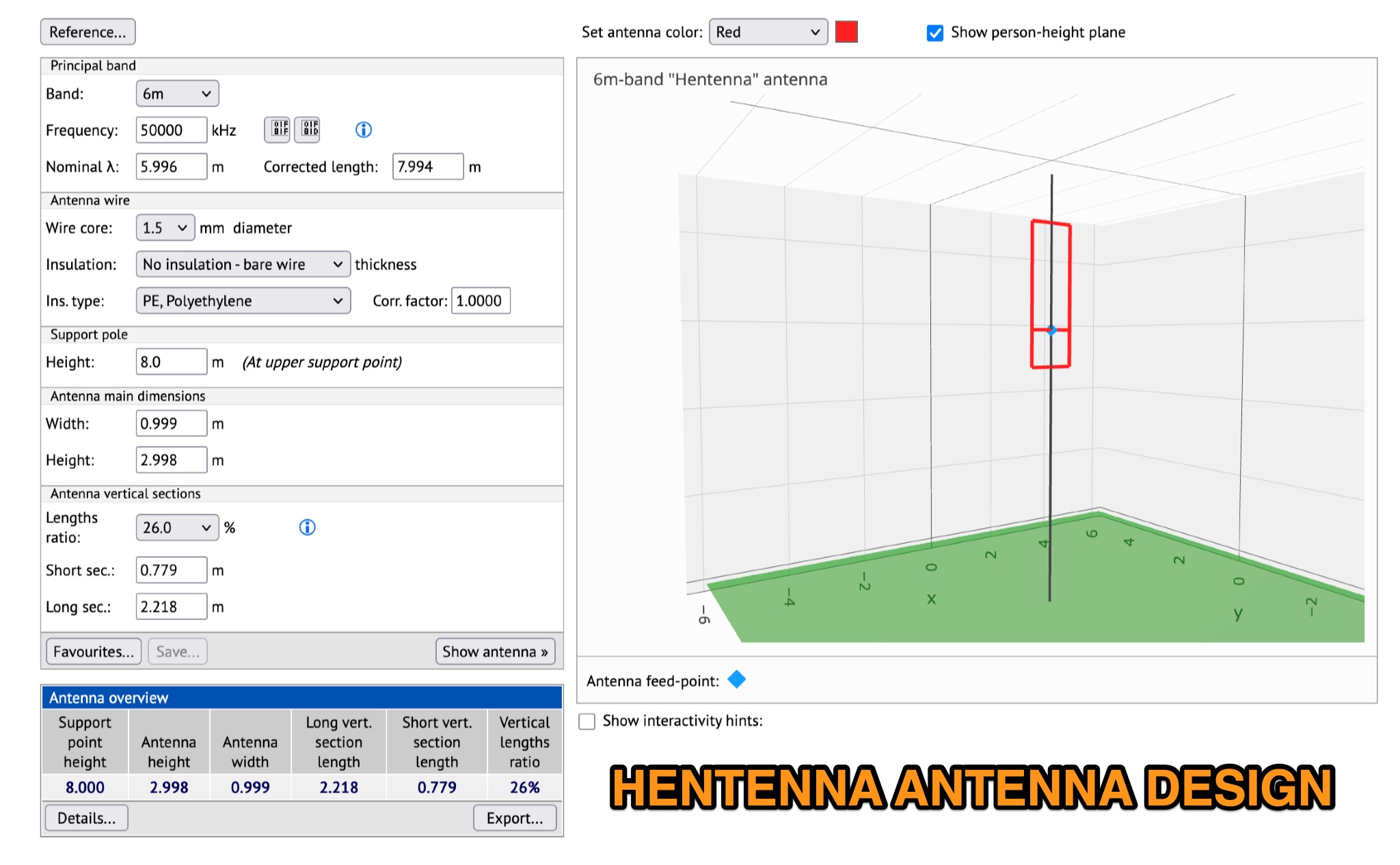 Hentenna Antenna Design: Portable DX Antenna for Ham Operators Picture