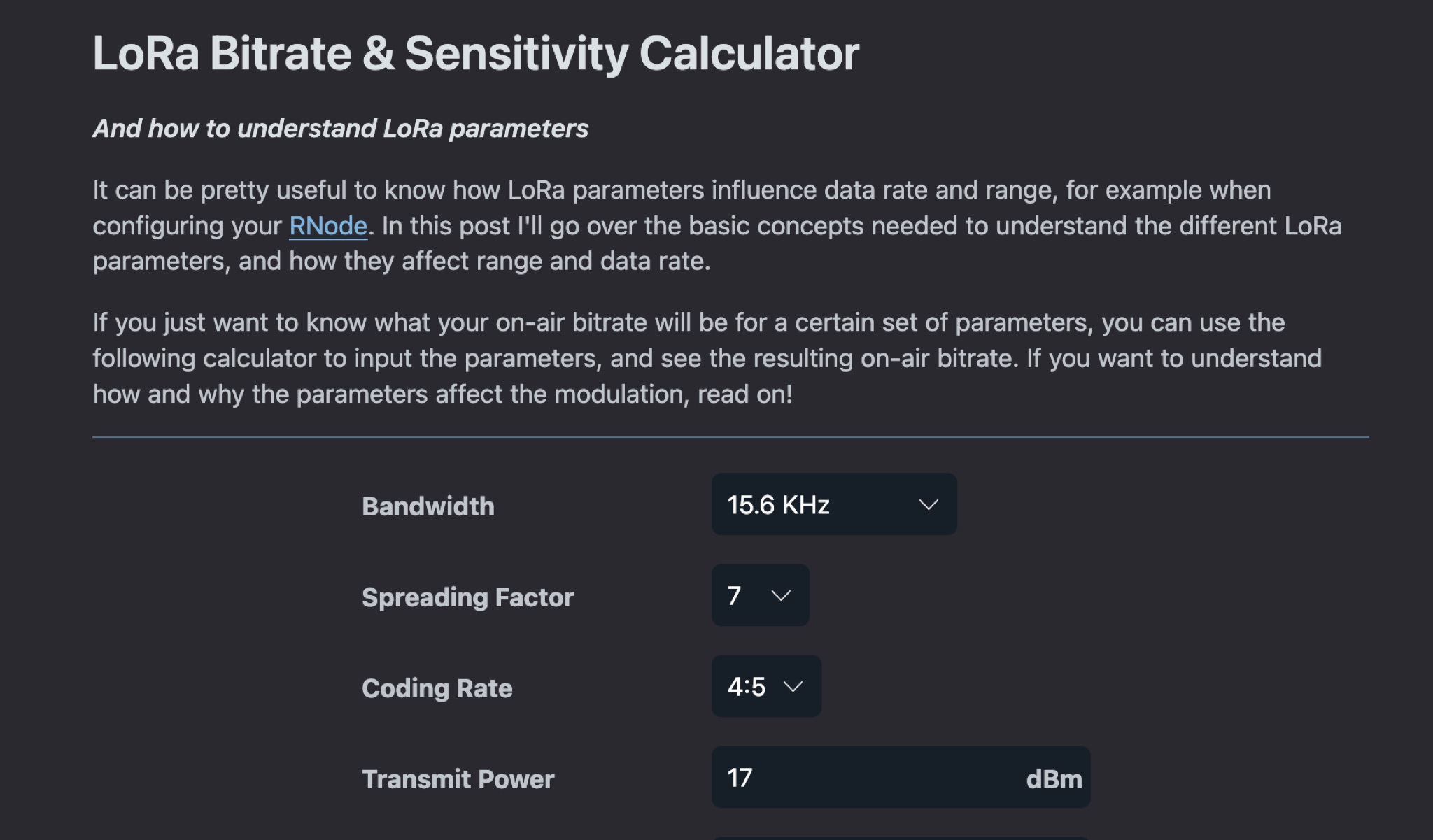 Understanding LoRa Parameters: How They Influence Data Rate and Range Picture