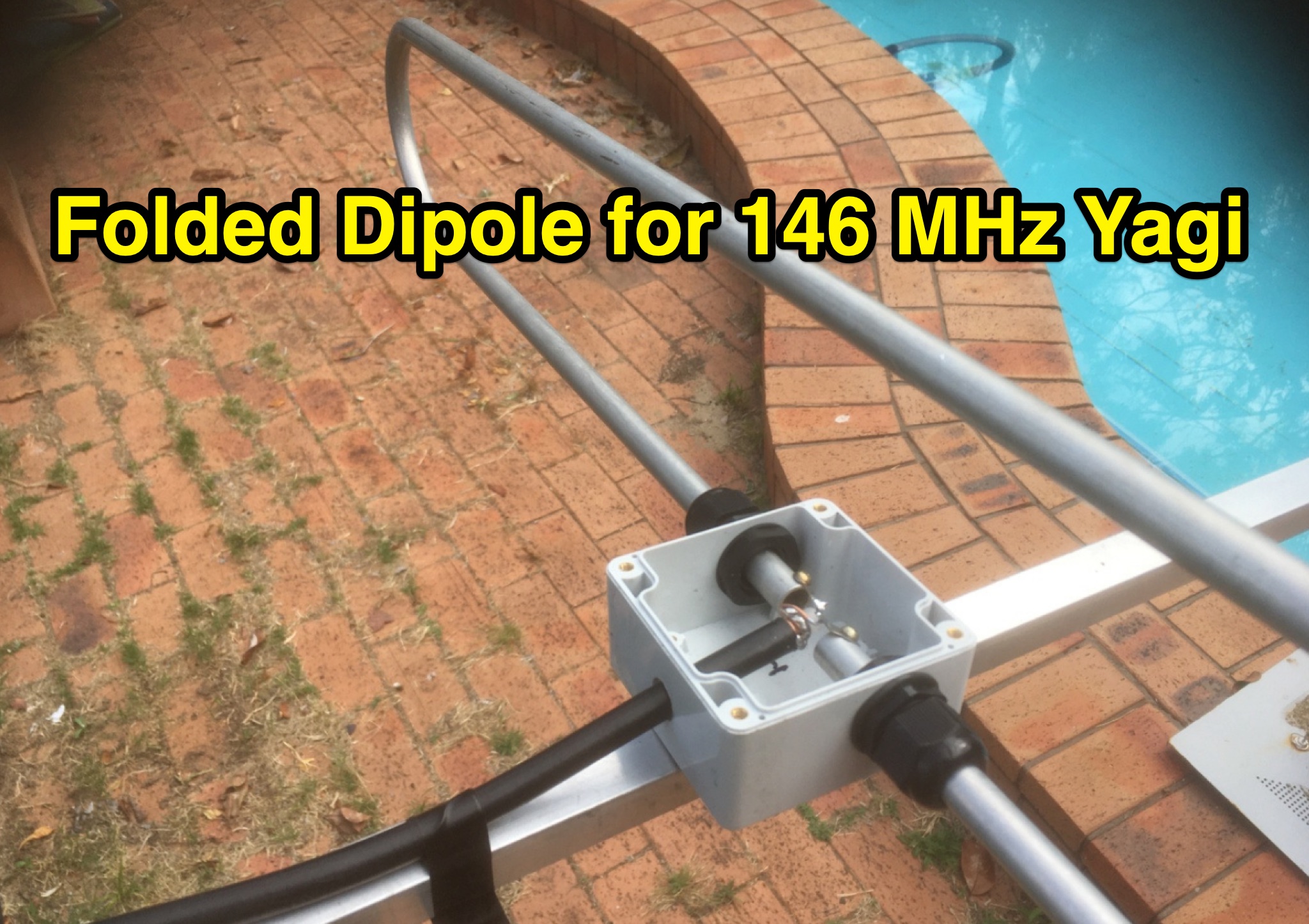 Folded Dipole for 146 MHz Yagi Antennas Picture