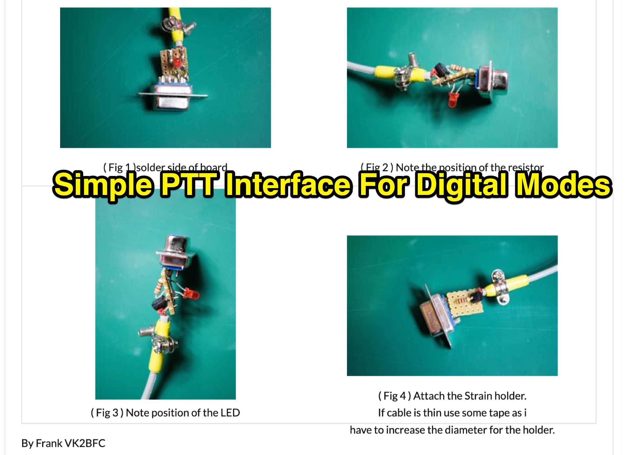 How to Build a Simple PTT Interface for Digital Modes 