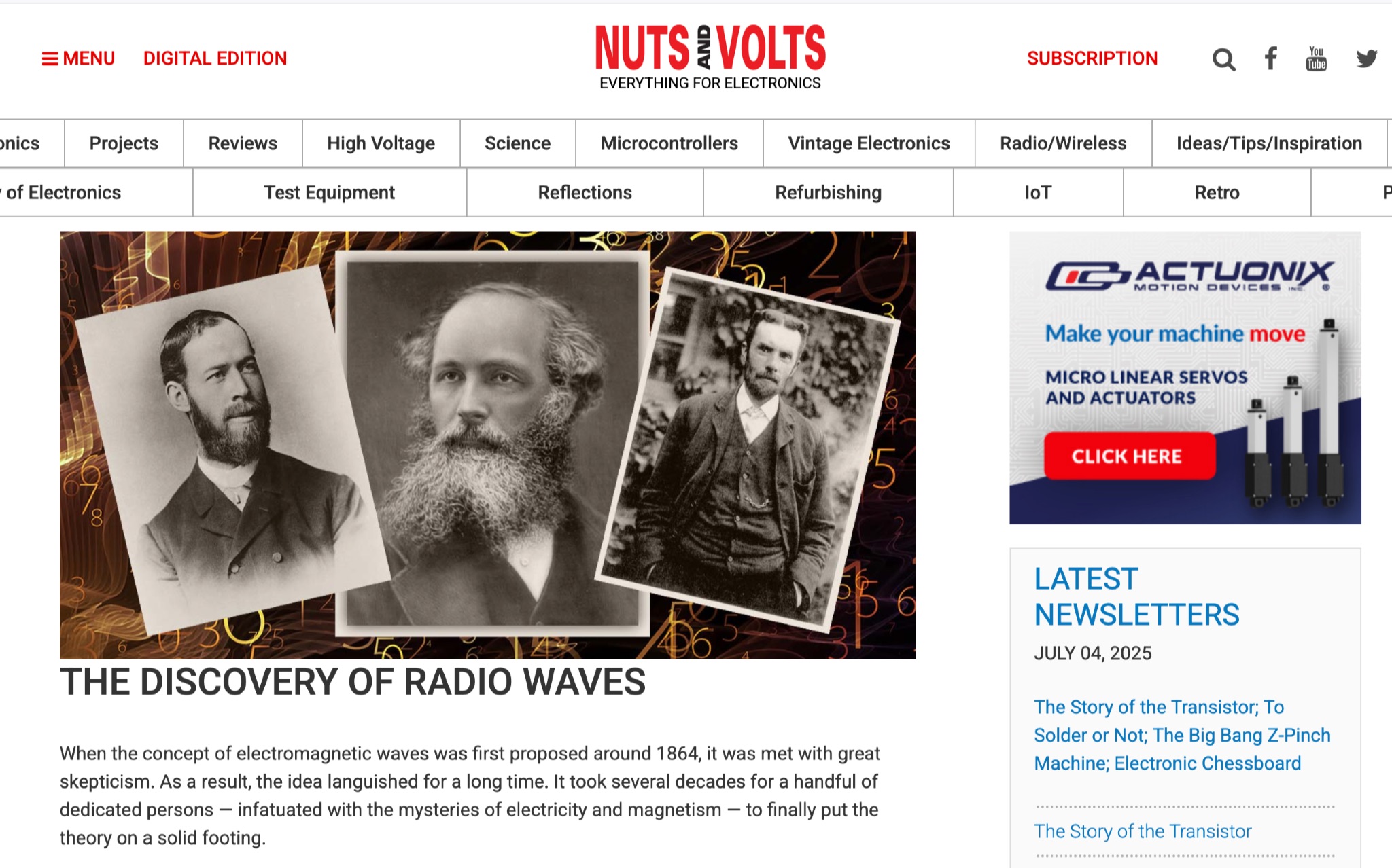 Nuts and Volts Magazine Picture