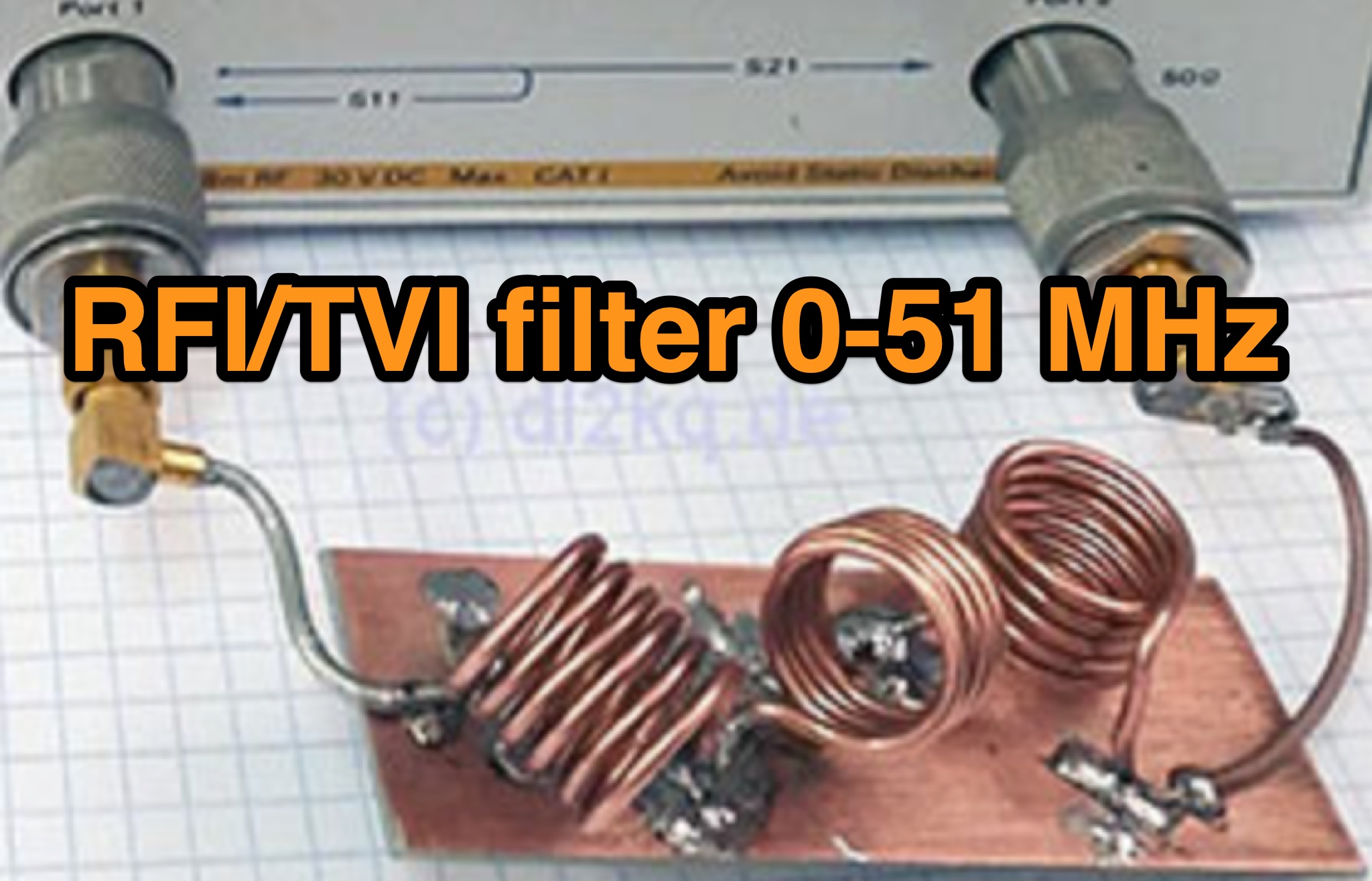High Suppression Hybrid LPF for HF Transmitters - DL2KQ Picture