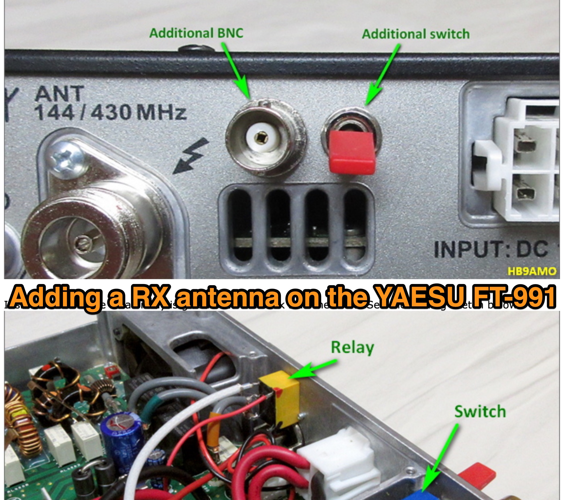 Add RX Antenna for FT-991 to Improve Your Reception Picture