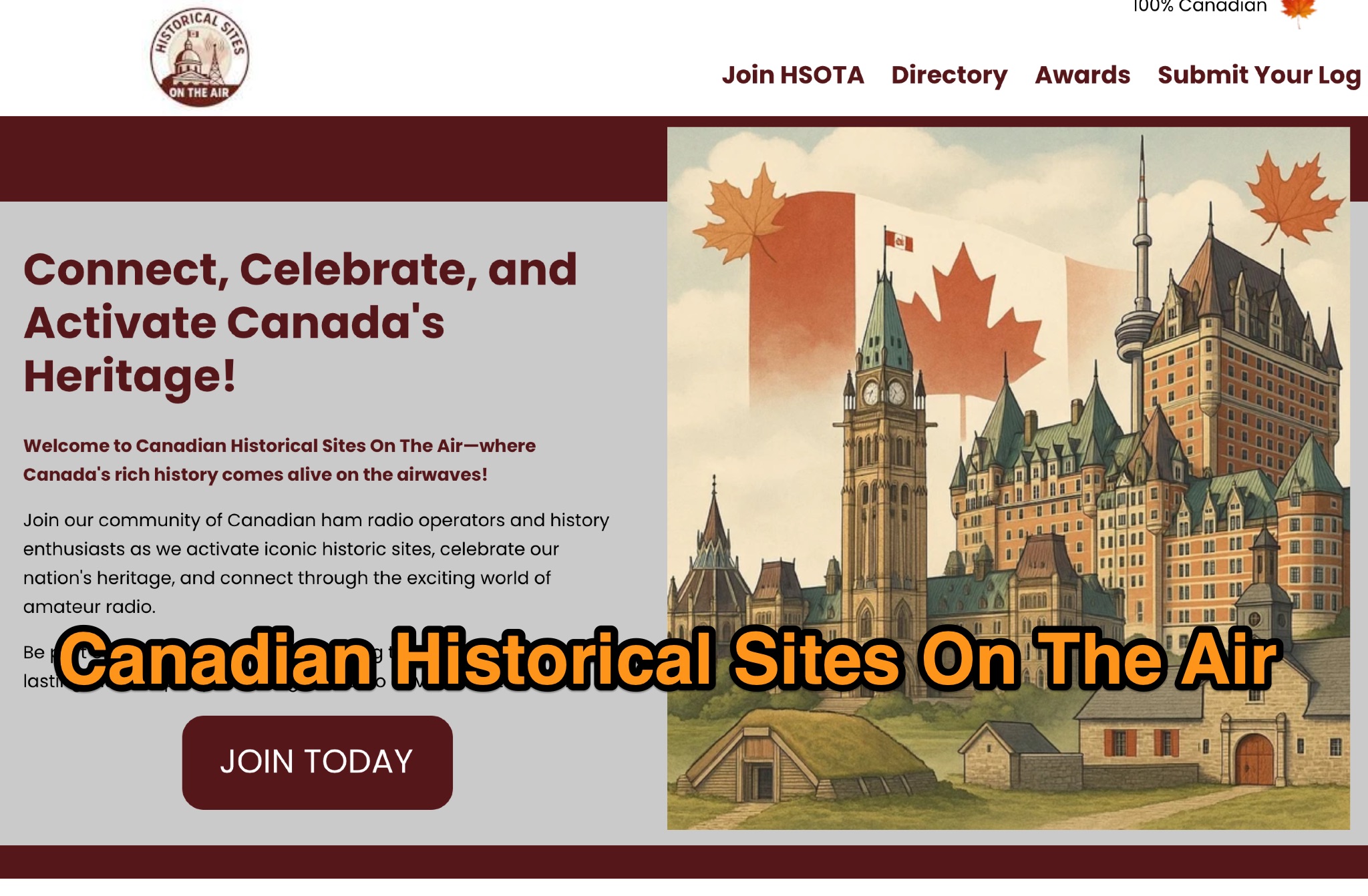 Canadian Historical Sites On The Air Picture