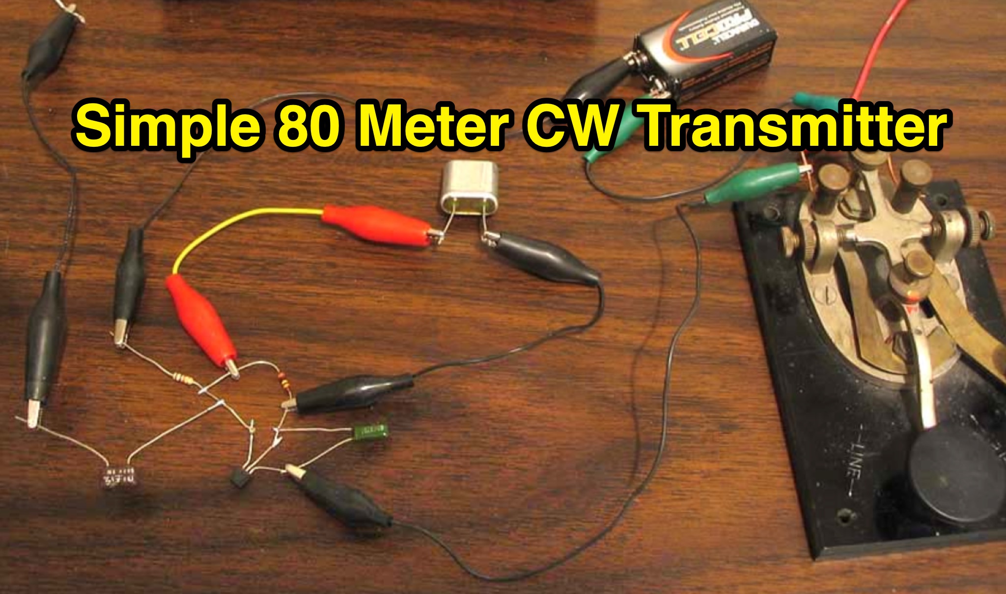 Simple 80 Meter CW Transmitter Picture