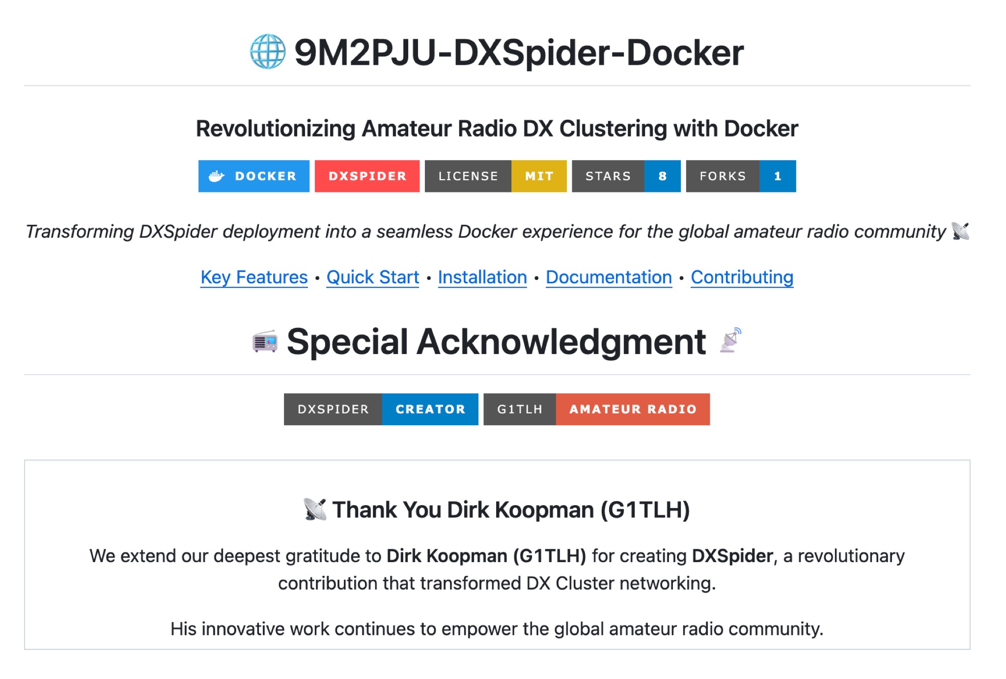9M2PJU DXSpider Docker Picture