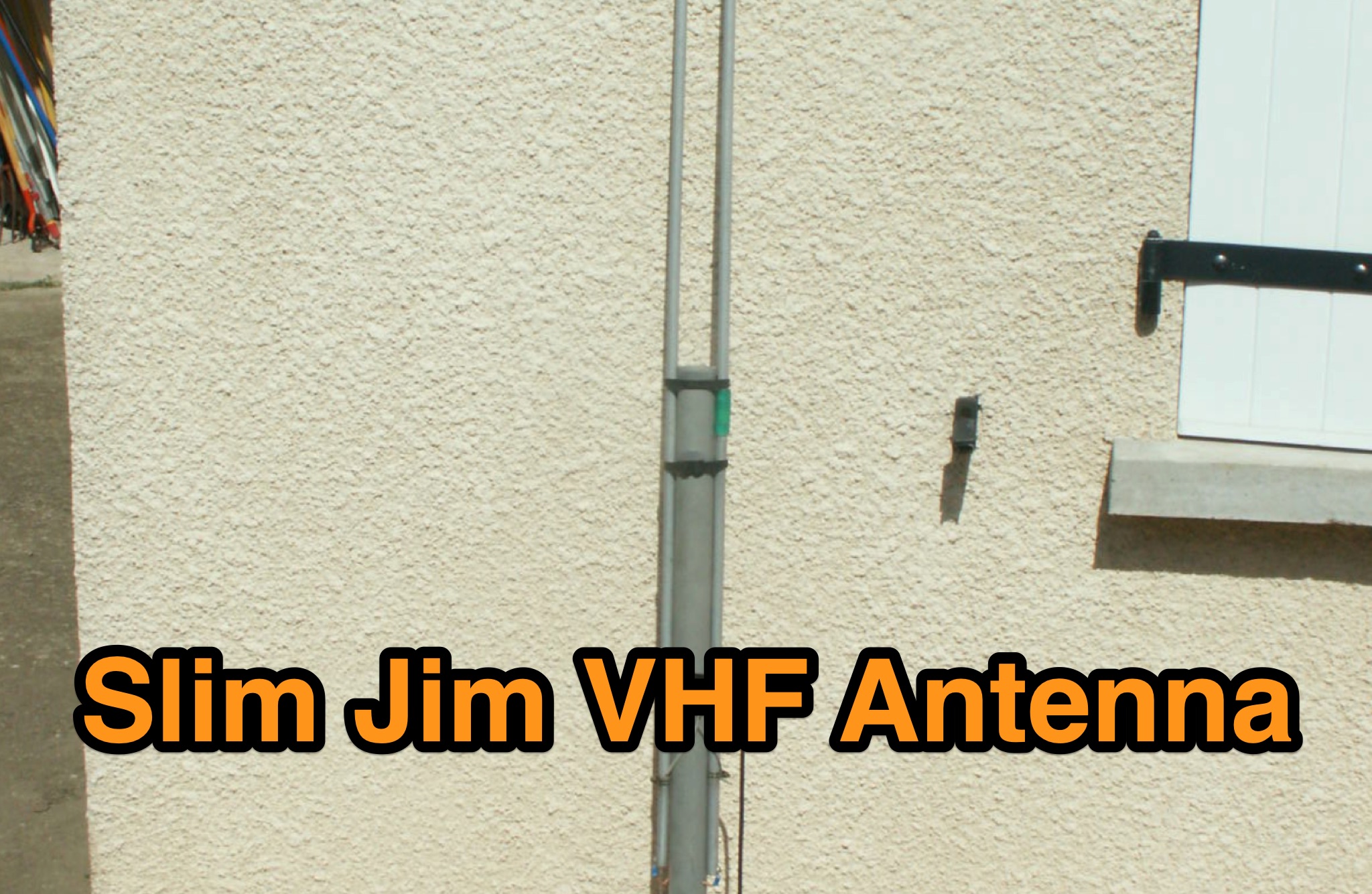 DIY Slim Jim VHF Antenna for Satellite Reception Picture