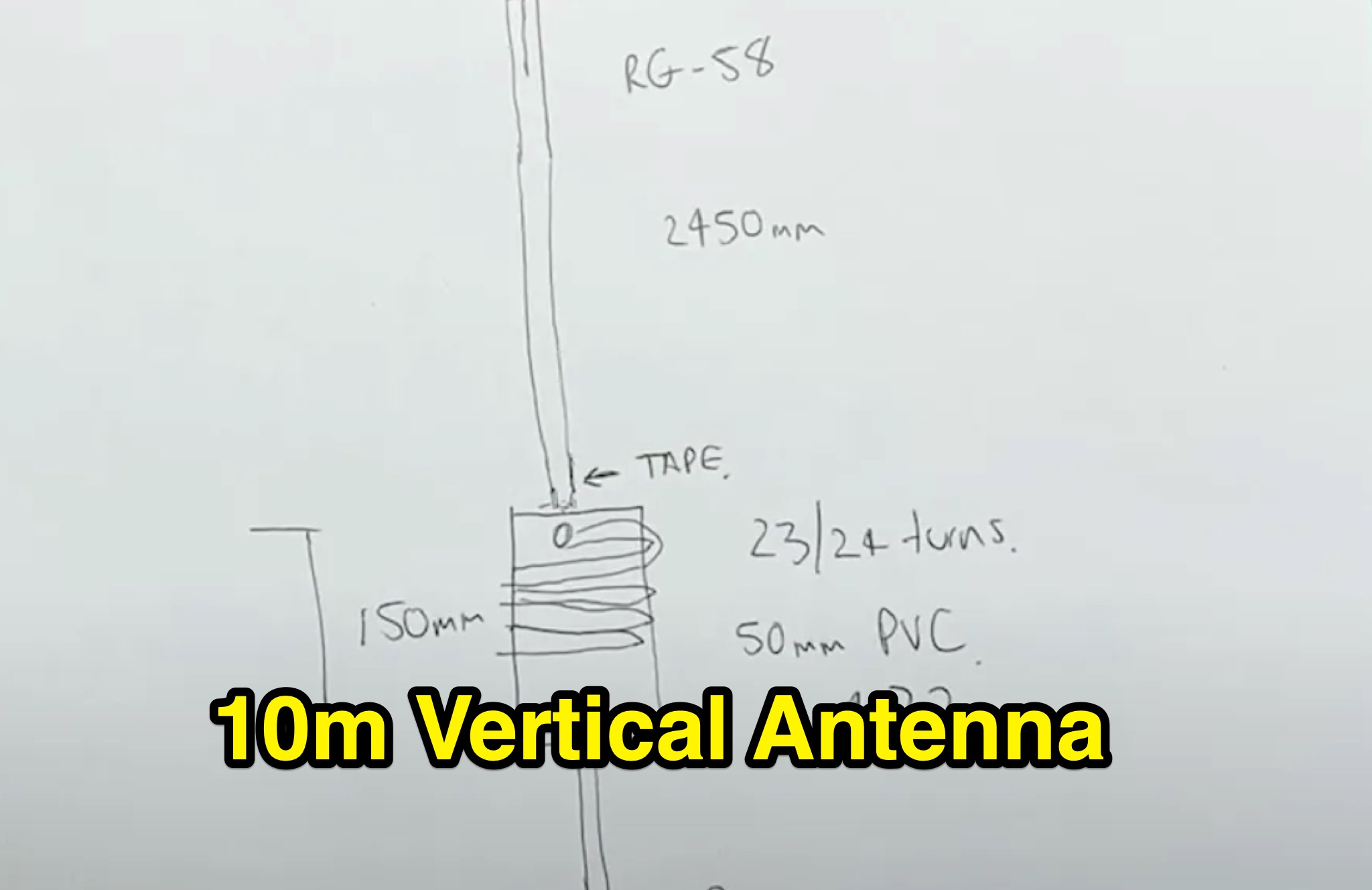 Simple and Effective 10-Meter Vertical Antenna Picture