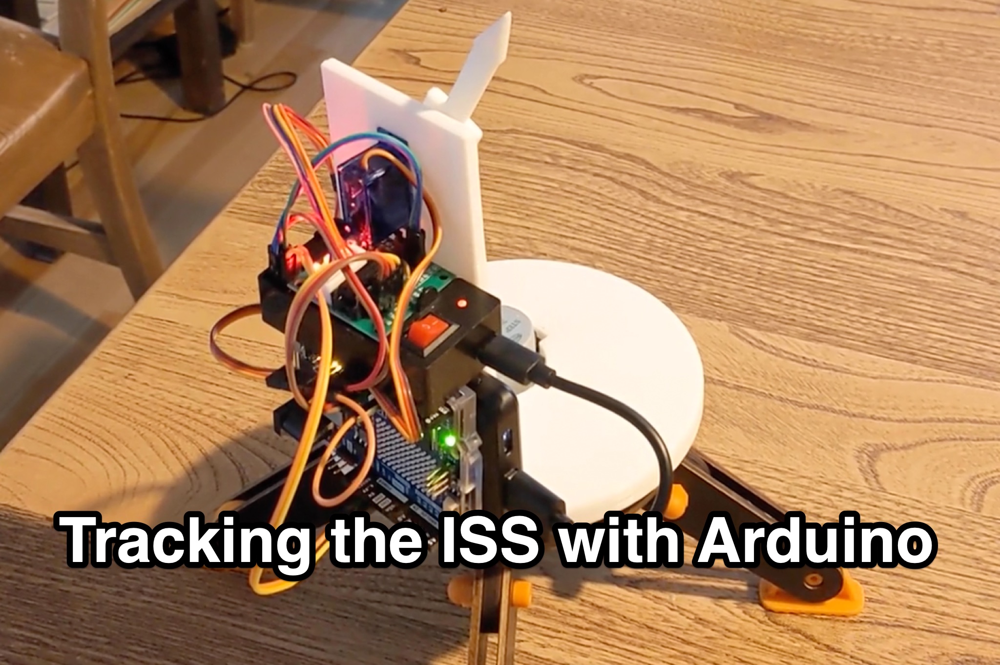 Tracking the ISS with Arduino Picture