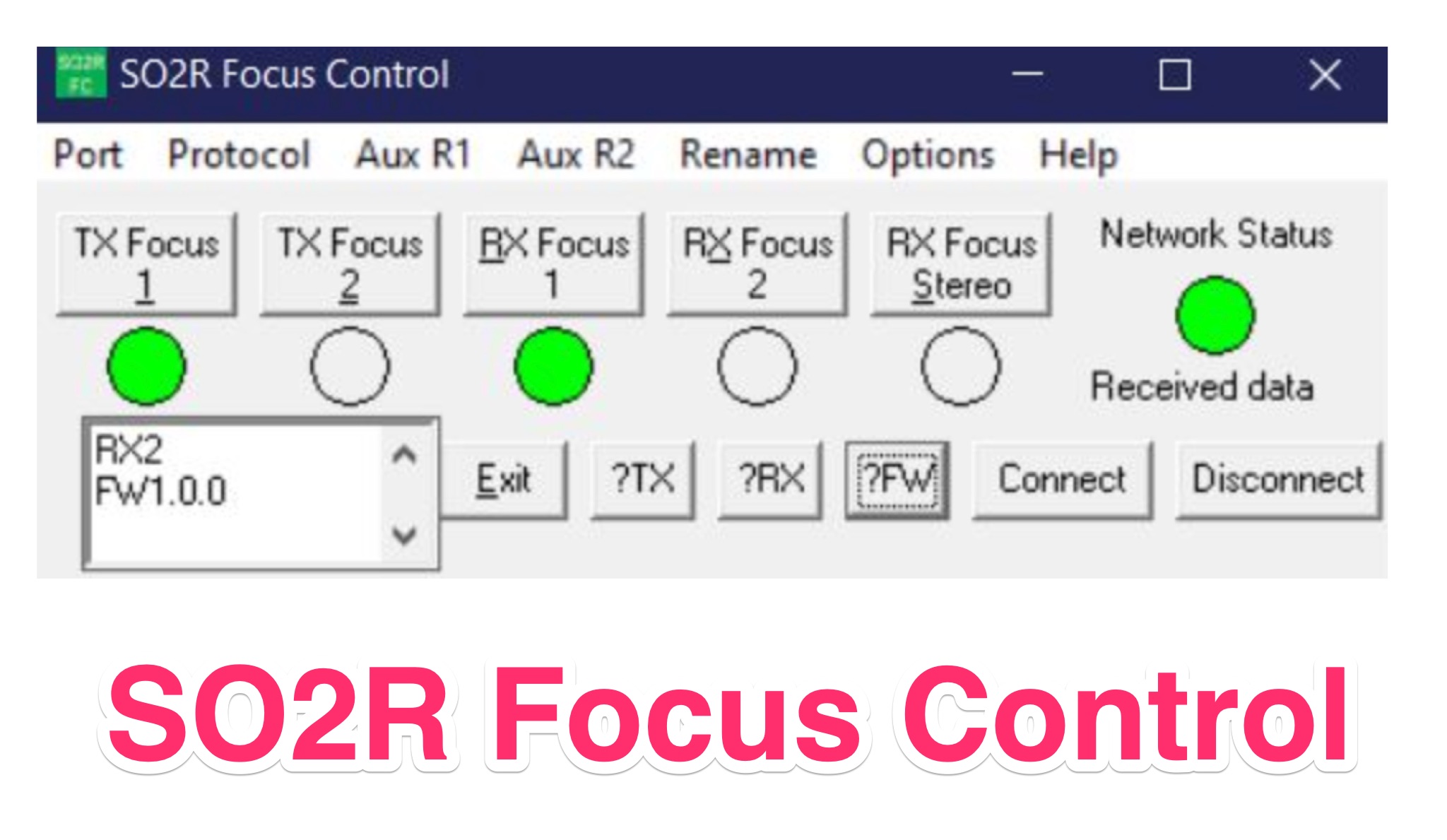 SO2R Focus Control Picture