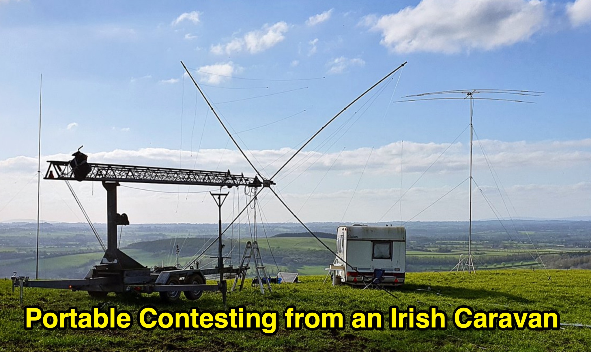 A Decade of Portable Contesting from an Irish Caravan Picture