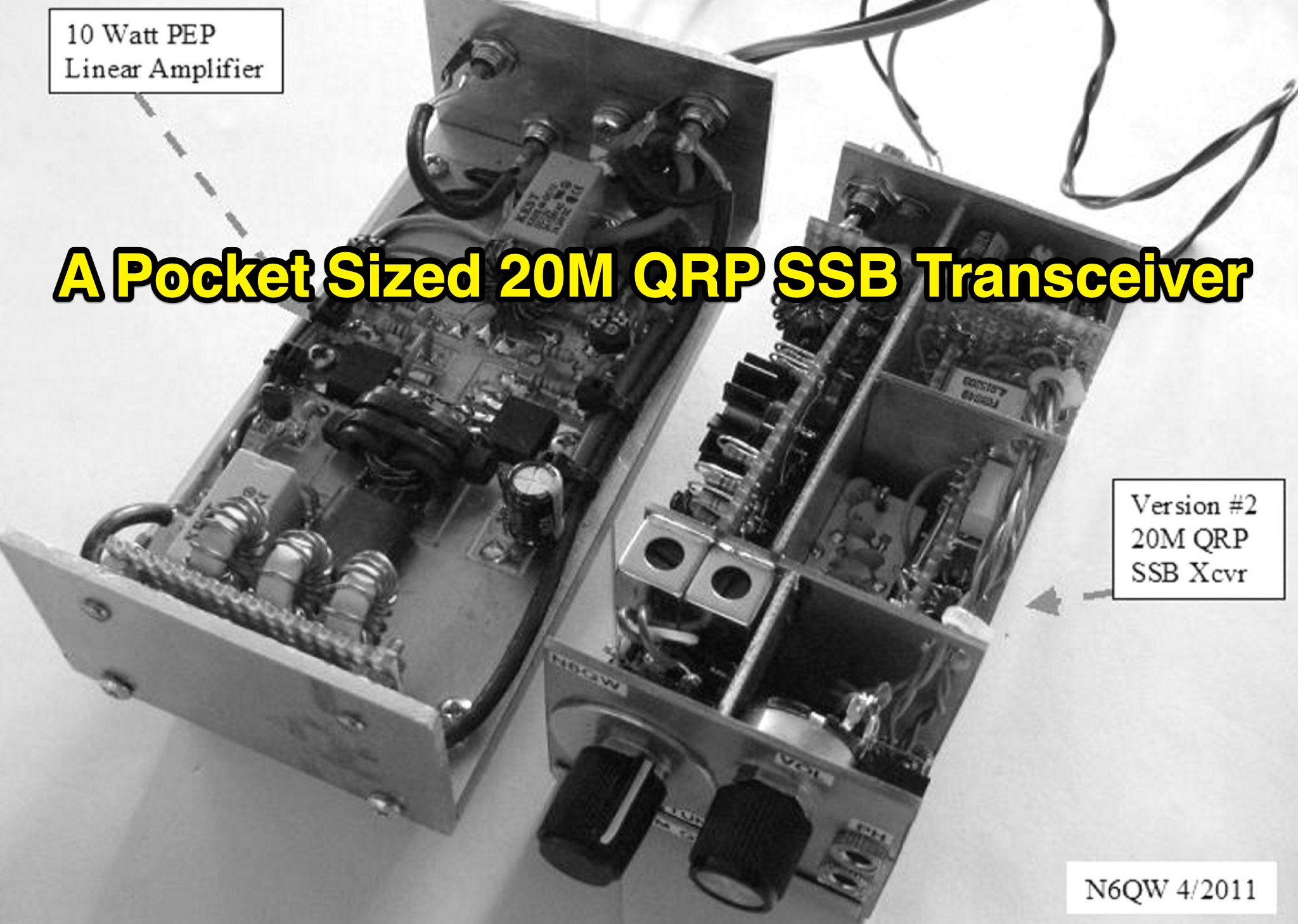 A Pocket Sized 20M QRP SSB Transceiver Picture