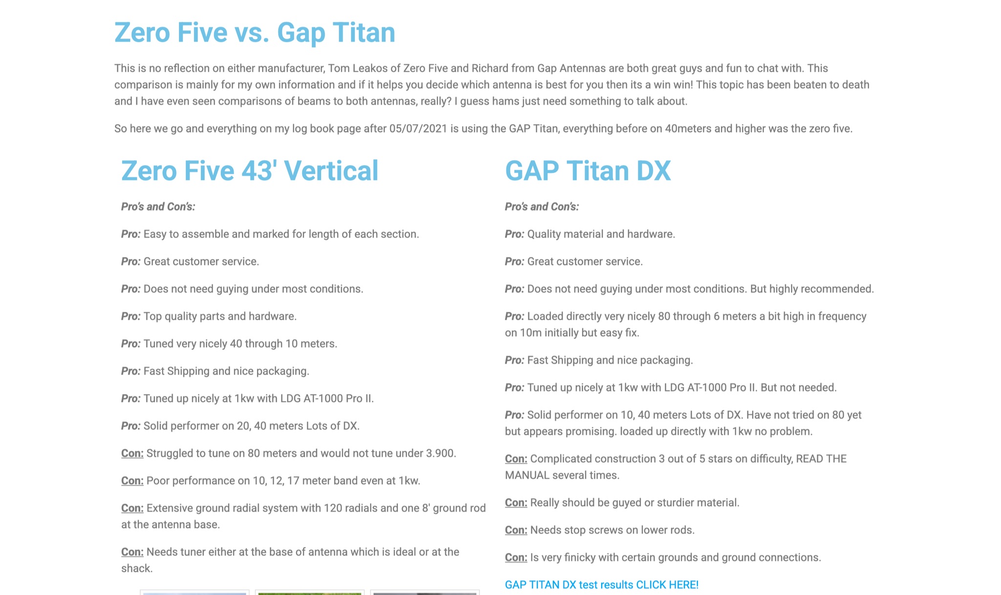 Zero Five vs Gap Titan: A Detailed Comparison Picture