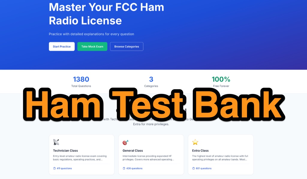 HamTestBank - Ham Radio Practice Tests Picture