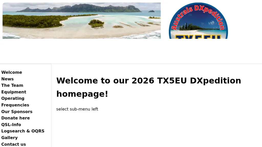 TX5EU 2026 Austral Islands DXpedition image