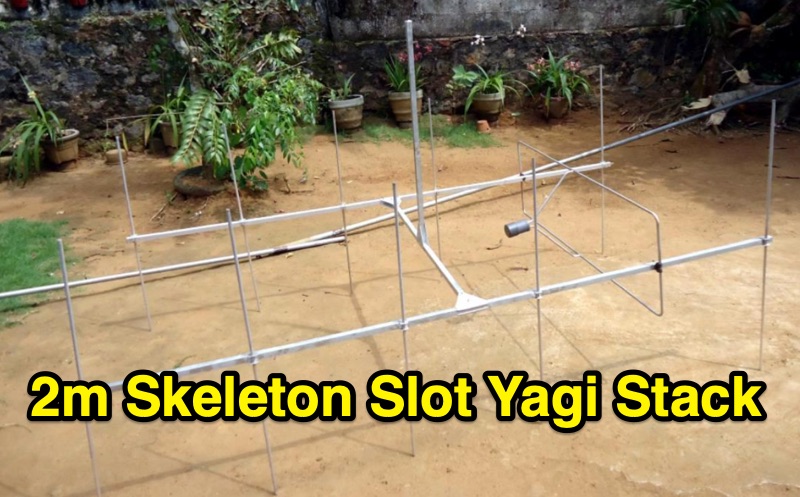 2m Skeleton Slot Yagi Stack Antenna Construction Project