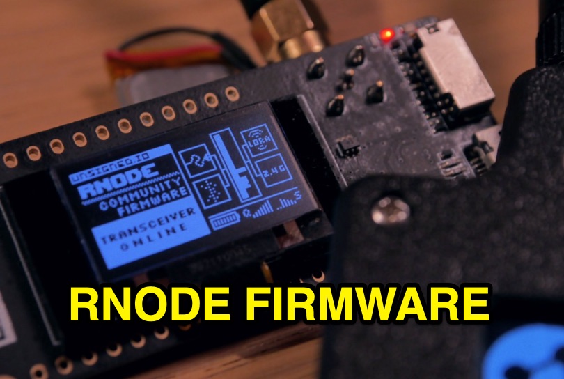 RNode Firmware: Open Firmware for Digital Radio Transceivers