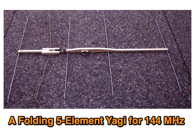 Folding 5-Element Yagi for 144 MHz
