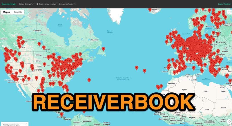 Receiverbook: Online Directory of WebSDR and KiwiSDR Receivers