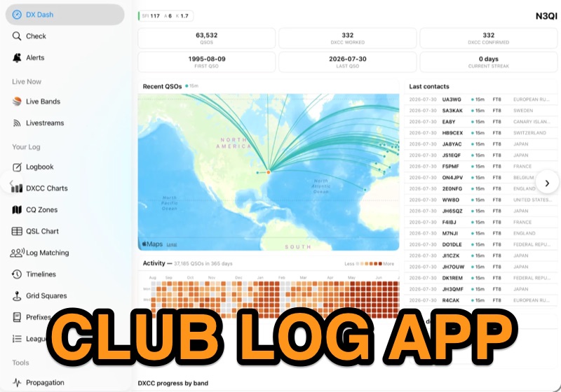 Club Log app