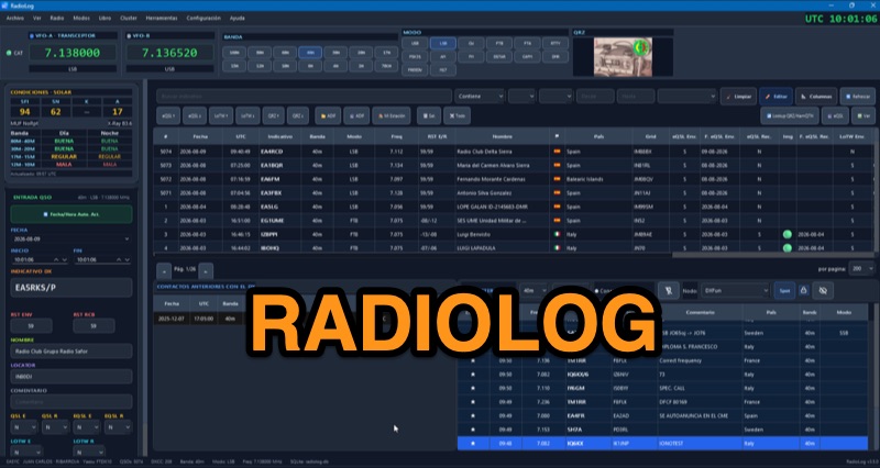 RadioLog Ham Radio Logbook for Windows