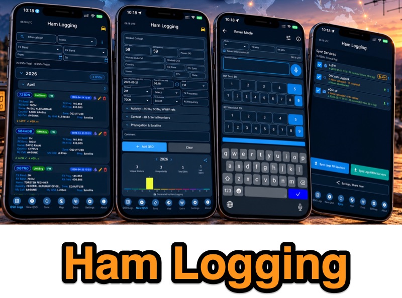 Ham Logging: All-in-one Logging App for iOS and Android