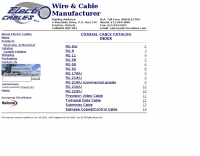 Electro Cables Coaxial Catalog