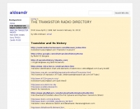 DXZone The transistor radio directory