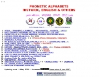 DXZone Phonetic Alphabets