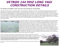 43 element Yagi for 2 mt.