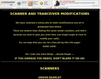 DXZone Scanner and tranceiver mods